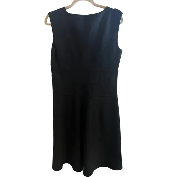 Tory Burch Beasley Black Stretch A-Line Dress Women’s Size L - Image 6