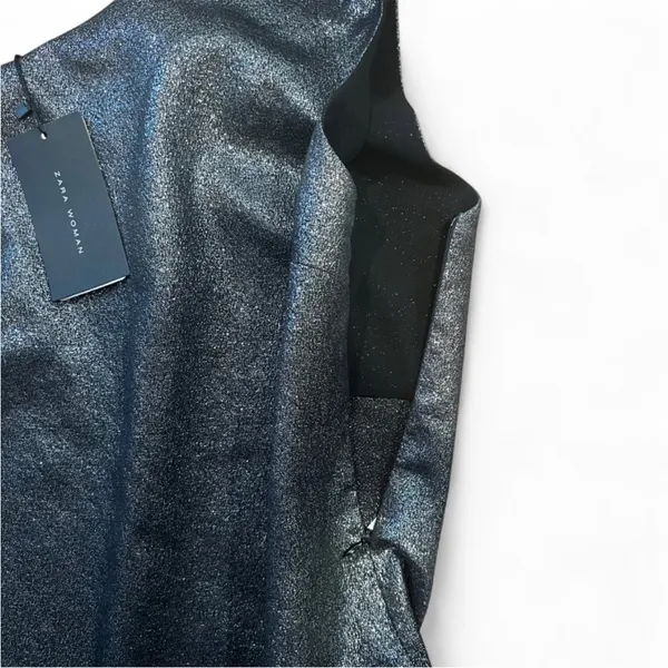 Zara Black Glittery Top - Image 3
