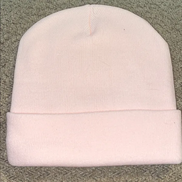 Ed Hardy Beanie embroidered and rhinestones in Blush Pink - Image 7