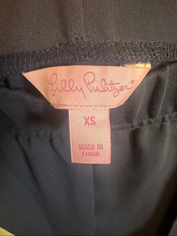 Lilly Pulitzer Pull‎ On Travel Pants Solid Navy Blue Size XS - Image 5