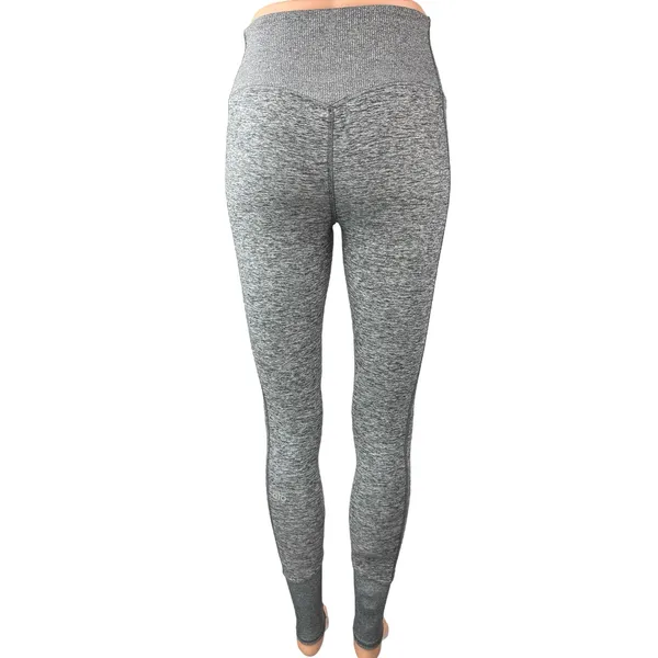 Alo Yoga AirSoft Gray Heather High Rise Yoga Workout Athletic Leggings Pants XS - Image 5