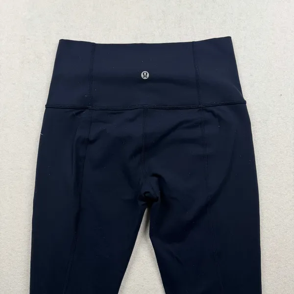 Lululemon High-Rise Leggings Women’s Size 4 Tall 33” Inseam Blue Yoga Pants - Image 2