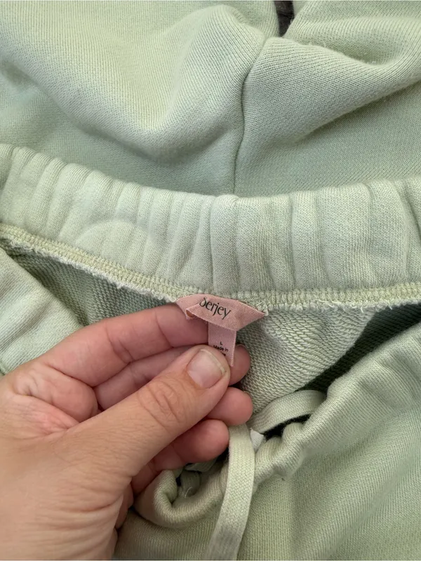 EBERJEY Sweatpants in French Terry‎ size large - Image 5