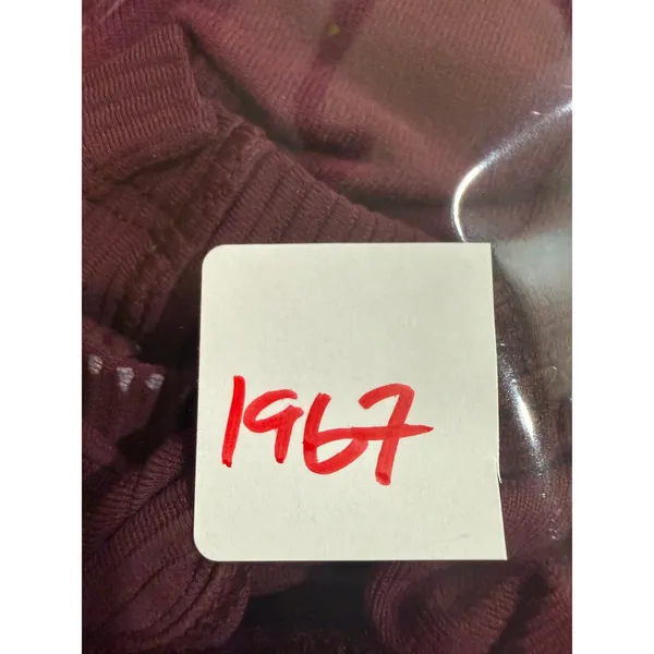Lululemon Burgundy Quarter Zip Cropped Long Sleeve Athletic Top Thumbholes‎ - Image 7