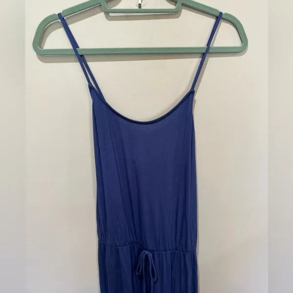FANTASTIC FAWN blue wide leg jumpsuit‎ sz Small - Image 3