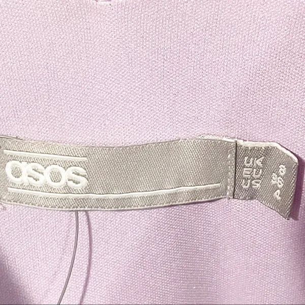 ASOS‎ Size 4 Light Purple Ruffle Trim Sleeveless Tank Mini Dress NEW - Image 3