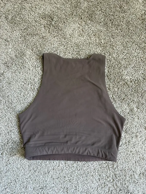 REI Brown High Neck Sports Bra - Image 3