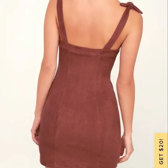 Free People Something‎ ‘Bout You Terra Cotta Tie Sleeve Slip Dress Size L - Image 5
