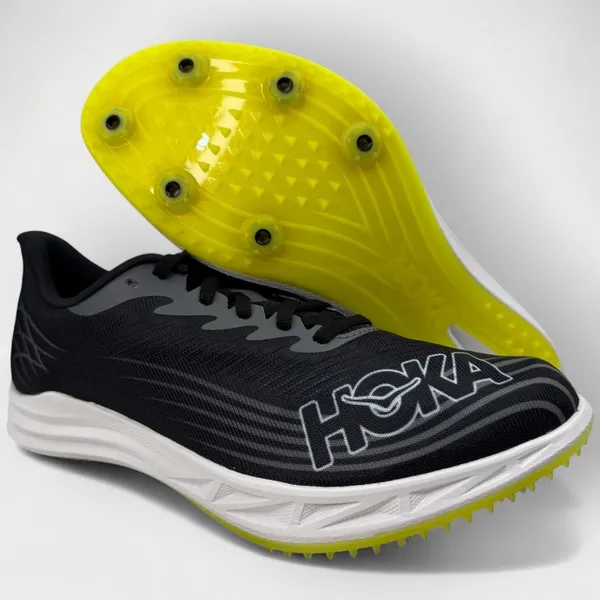 HOKA Crescendo MD 2 Track Spikes Black/White Men 7.5/Women 9 Style 1155116 - Image 10