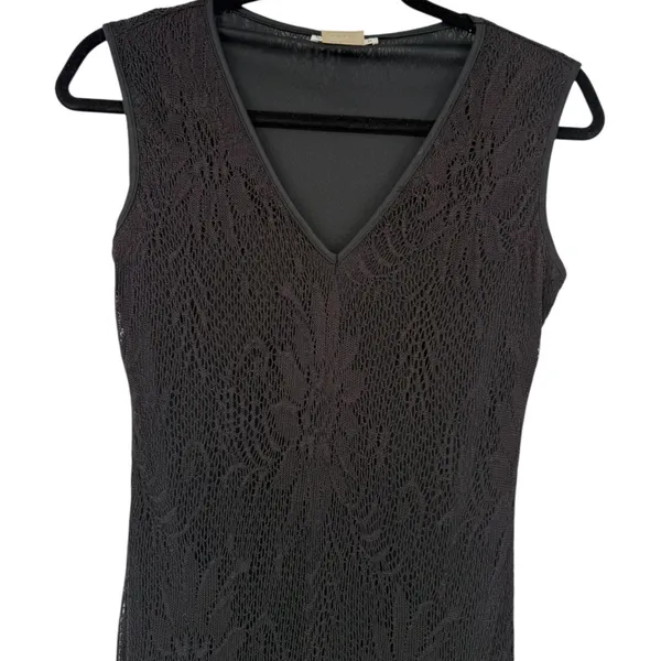 Windsor Black All Over Lace Sleeveless Maxi Dress Size Medium Fairy‎ Whimsigoth - Image 7