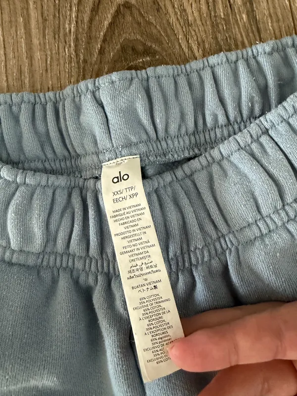 Alo Accolade Yoga Sweatpants Celestial Blue - Image 2