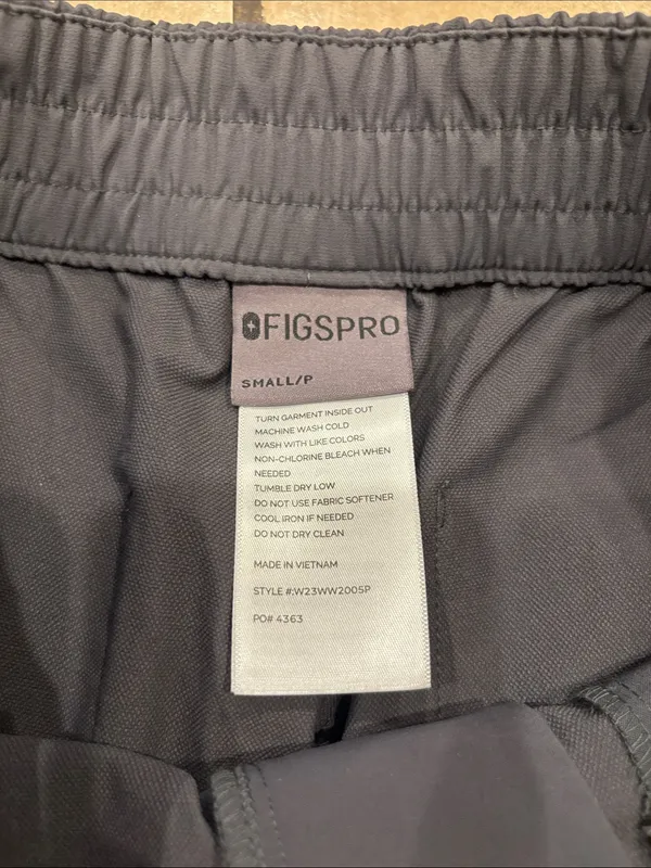 FIGS Pro Gray Structured Pants - Image 2