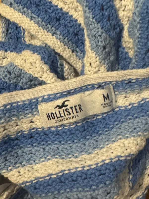 Hollister Striped Crotchet Halter Top - Image 4