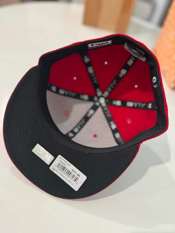 Texas Rangers New Era Hat 6 7/8 - Image 3