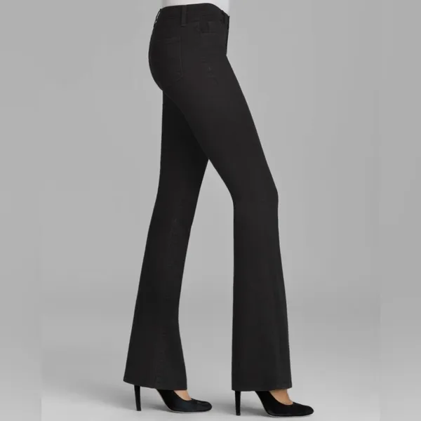 J‎ Brand Martini Skinny Flare Low Rise Jeans in Black Shadow Size 25 - Image 3