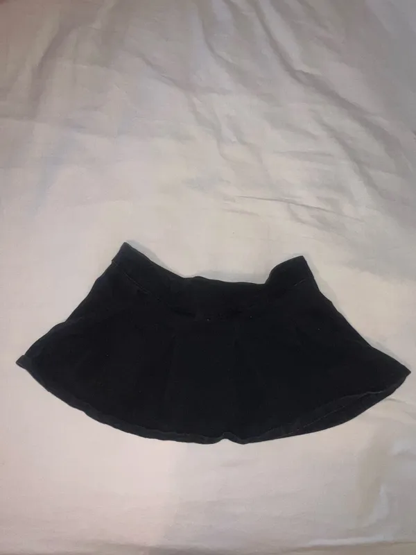 Refuge Black Mini Skirt - Image 3