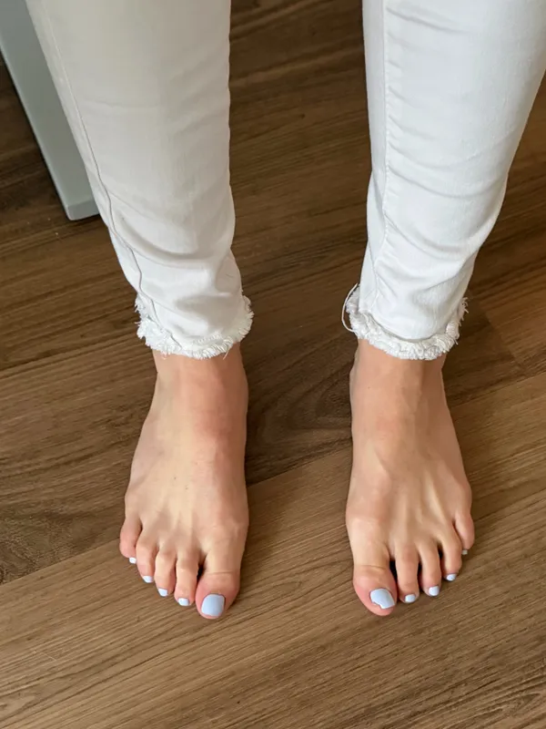 Just Black Denim White Skinny Jeans - Image 2