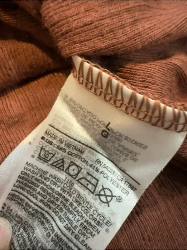Old Navy Women's Brown Ribbed Spaghetti-Strap Cami - Image 3