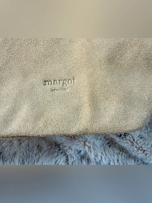 Margot Gabi Maxi Hobo - Cream/Beige Suede - NWT - Image 4