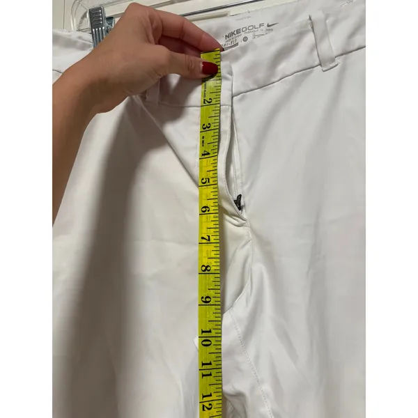 Nike Golf White Dri-FIT Shorts Size 12 - Image 8