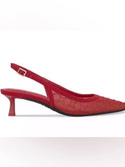 I.N.C. International Concepts Women's Gemini Mid Heel Slingback Pumps Size 7M - Image 2