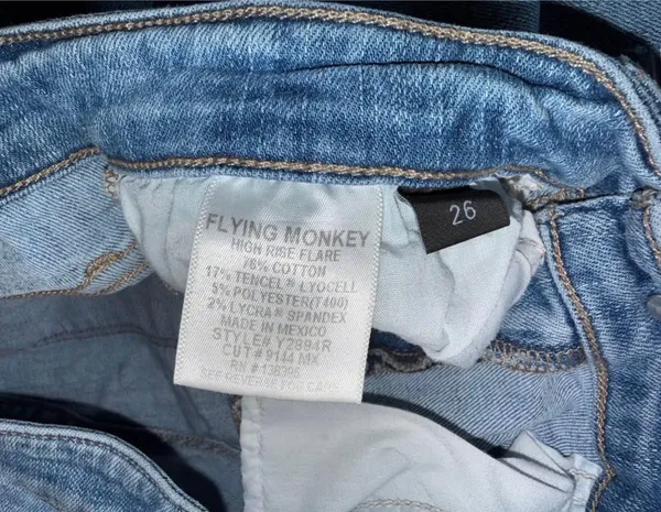 Vervet Flying Monkey Flare Jeans - Image 5