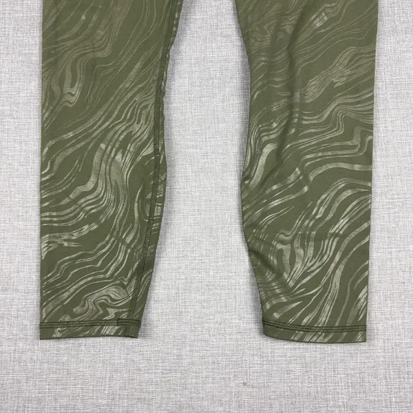 Fabletics Leggings Womens XS Green Ankle PowerHold Yoga Gym Pants Compression - Image 2