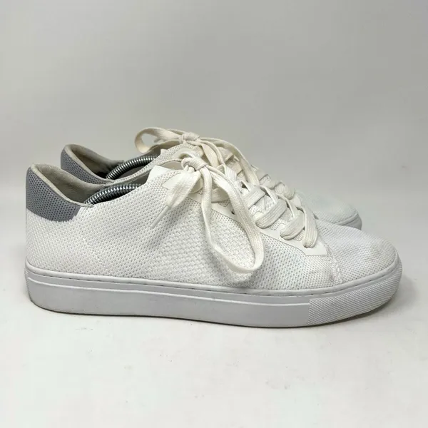 Greats Brooklyn The Royale Knit 2.0 White Grey Low Top Sneakers Women's Size‎ 10 - Image 3
