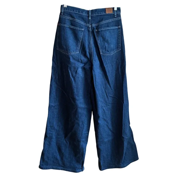 BDG A-Wide High Rise Wide Leg Jeans 30 Blue Womens Cotton Denim - Image 5