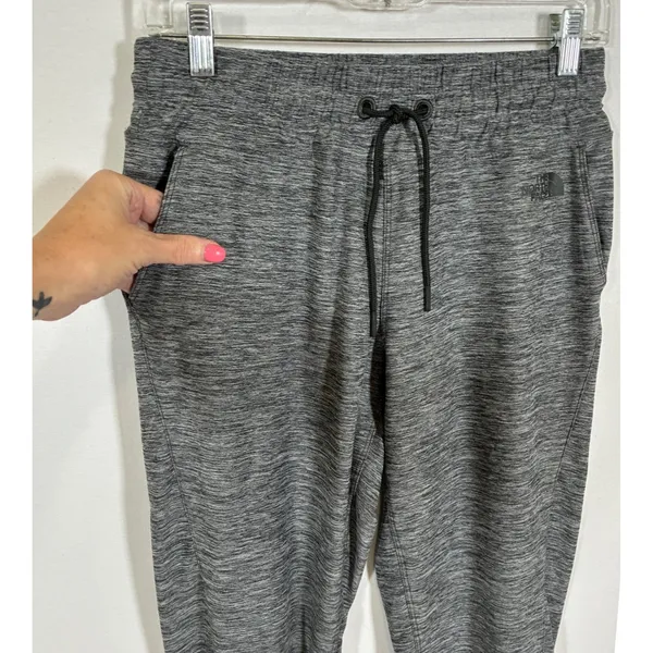 The North Face Motivation Womens S Gray Space Dye FlashDry Crop Joggers - Image 9