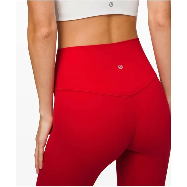 Lululemon Align Leggings Pant 25" Dark Red Size 2 LW5LIFS Yoga‎ Pants - Image 2