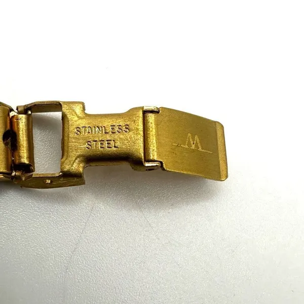 Wittnauer gold tone vintage watch - Image 8