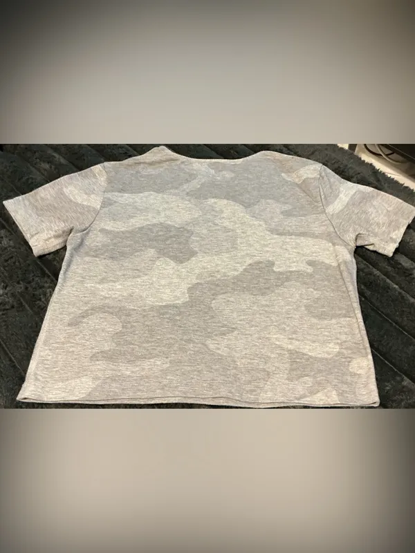 NOBULL Gray Camo Short Sleeve Tee with Logo - Image 5