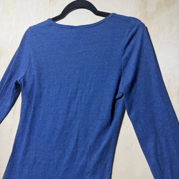 Chicago Cubs Long Sleeve Shirt Women’s Medium Blue‎ MLB 2016 World Series Tee - Image 8