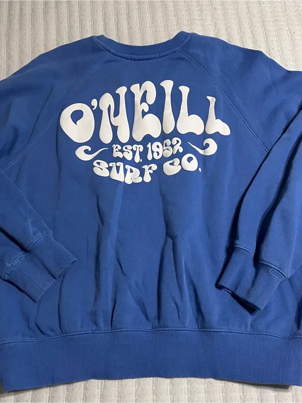 O'Neill Blue Crewneck Sweatshirt with White Logo - Image 3