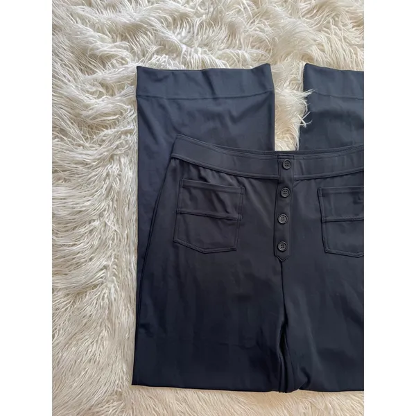 Halara DayStretch High Waisted Pockets Straight Leg Casual Pants Black Size XL - Image 5