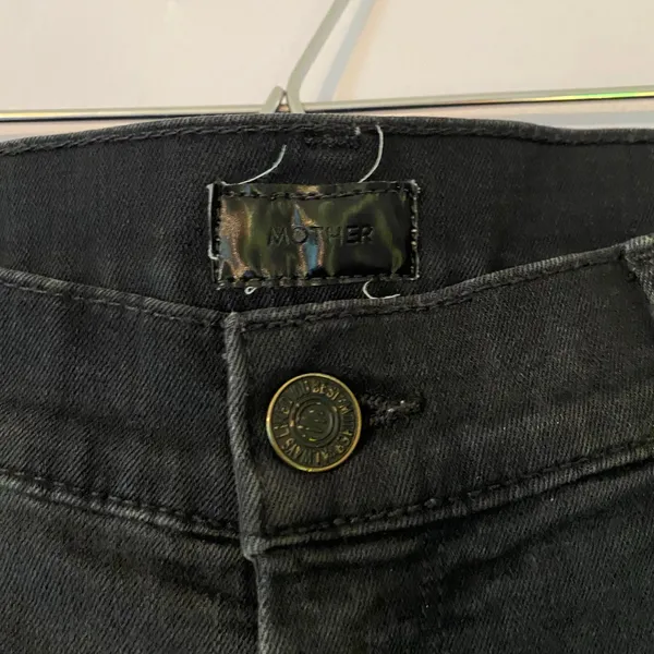 Mother Denim The Runway Flare Bootcut Jeans 9 Lives Black Wash Women's size 30 - Image 4
