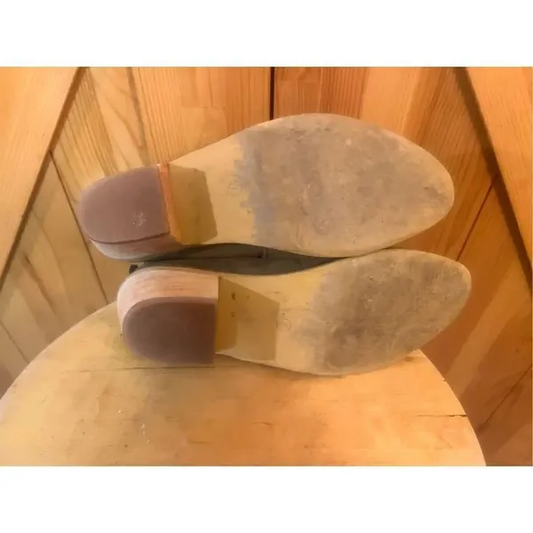 Avanti"Zoey"Brown Faux Suede Heel Belted Buckle Ankle Booties Shoes Women's SZ 7 - Image 11