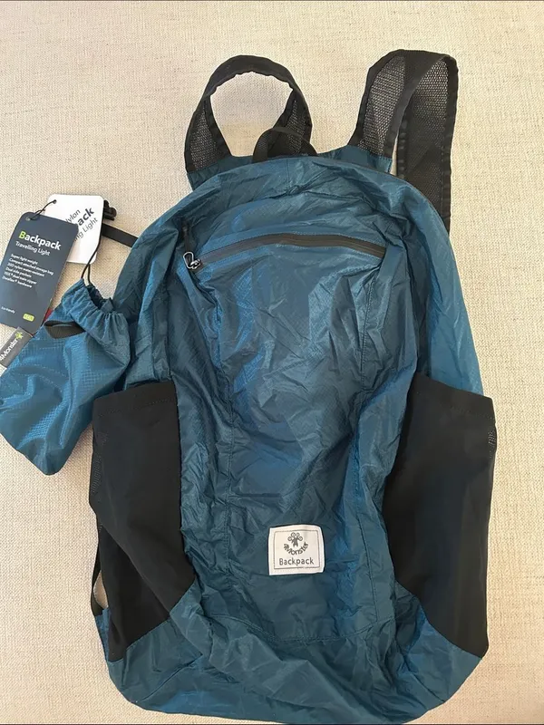 4Monster Hiking Lightweight Travel Backpack 24L, turquoise shade, NWT - Image 6
