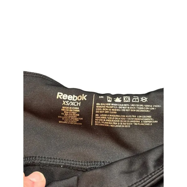Reebok Women's XS Black Athletic Shorts BIKER DANCE RUNNING SHORTS - Image 3
