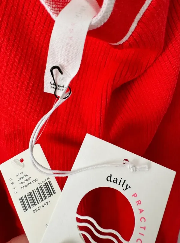 Anthropologie Daily Practice Halter Knit Mini Dress, Size L - Image 11