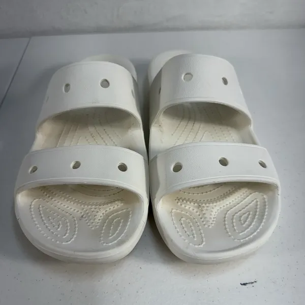 Crocs Mens 8 Womens‎ 10 Classic Sandal Two Strap Slide Unisex Comfort Sandal - Image 5