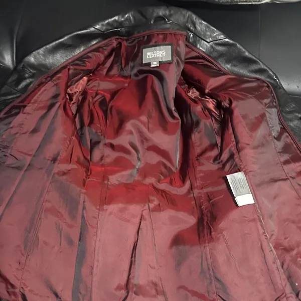 Wilsons Leather ,Genuine Leather Jacket XS – Classic Black, Excellent Condition - Image 13