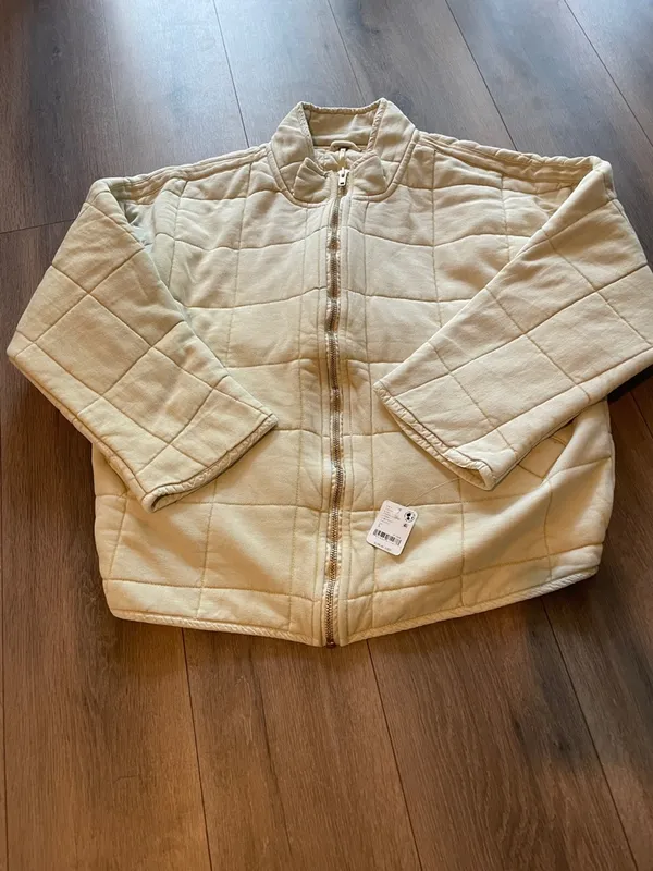 Free People Dolman Quilted Jacket- Vanilla Crème - Image 3
