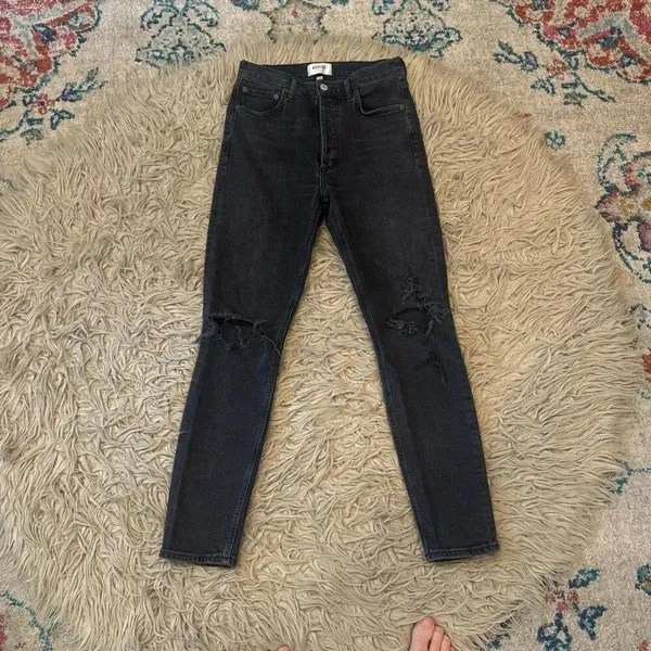 Agolde Nico distressed jeans size 26 - Image 2