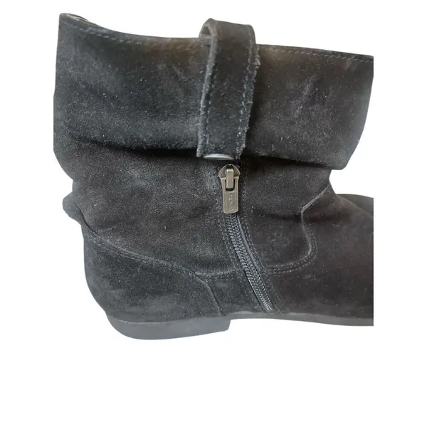 Birkenstock suede ankle boots black sz 40 / 9-9.5 - Image 7
