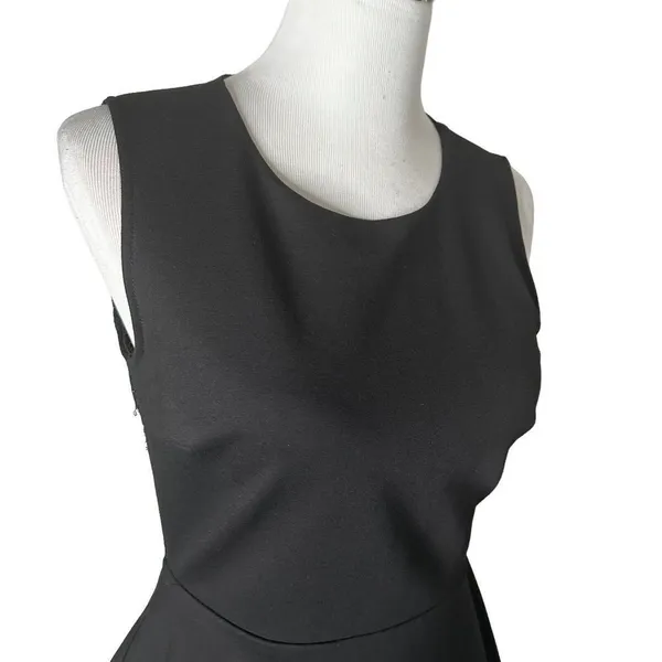Lulus Women's Black Lace Open Back Skater Short Dress Size M Cocktail Fit & Flare - Image 12