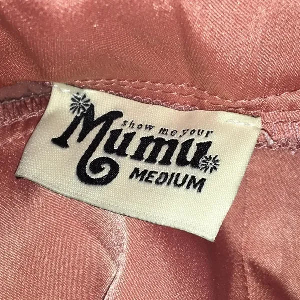 Show Me Your Mumu Jenn Maxi Dress Gown Blush Mauve v6x - Image 7