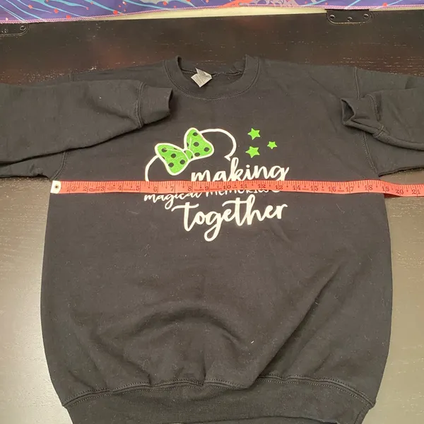 Gildan Black Heavy Blend Sweatshirt - Image 4
