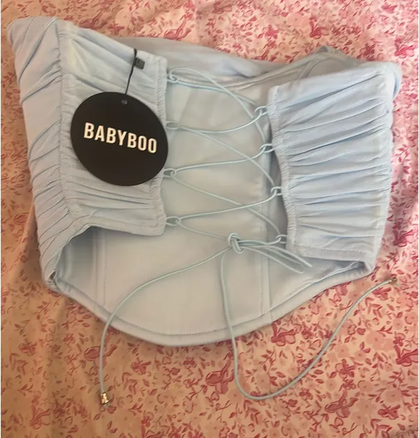 Babyboo corset top blue - Image 2